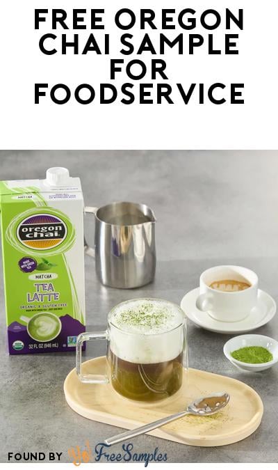 FREE Oregon Chai Sample for Foodservice Operators (Must Apply)
