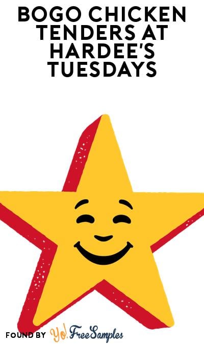 BOGO Chicken Tenders at Hardee’s Every Tuesday (Rewards Members)