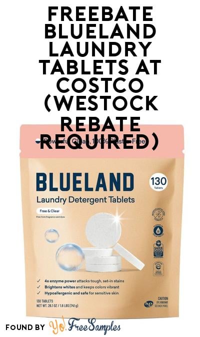 FREEBATE Blueland Laundry Tablets at Costco (WeStock Rebate Required)
