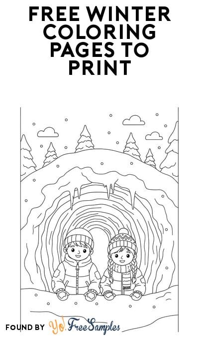 FREE Winter Coloring Pages To Print