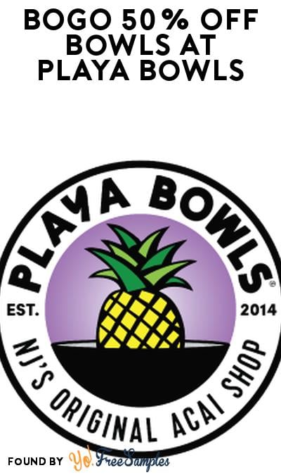BOGO 50% Off Bowls at Playa Bowls (Rewards Members)