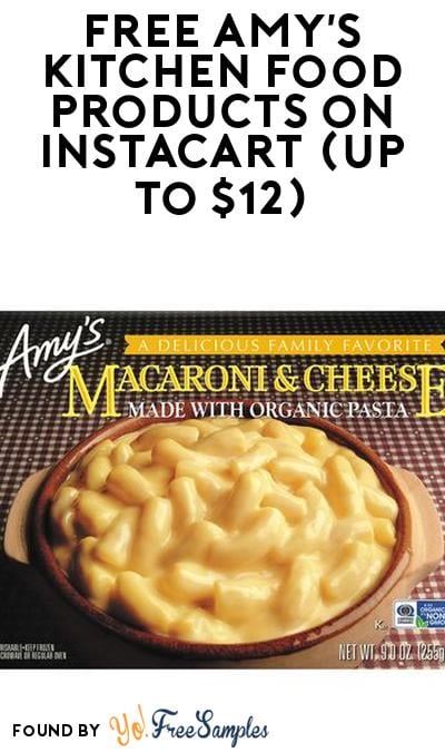 FREE Amy’s Kitchen Food Products on Instacart (Up to $12)