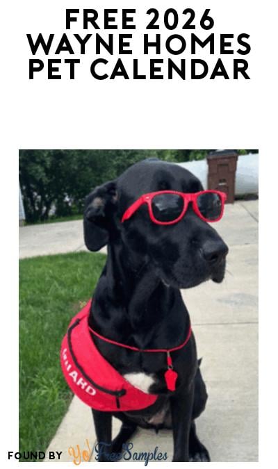 FREE Wayne Homes Pet Calendar for 2026 (OH, WV, PA, MI)