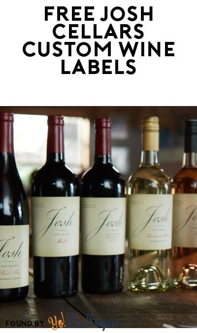 FREE Josh Cellars Personalized Holiday Labels