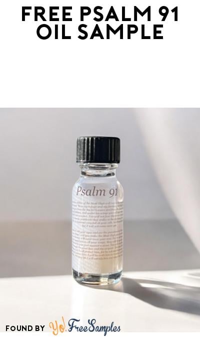 FREE Prayer Oil Sample from Danny Davis Ministries