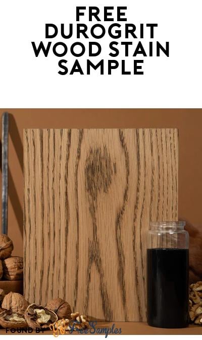 FREE DuroGrit Wood Stain and Sealer 30mL Sample