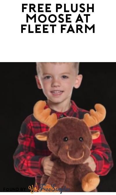 FREE Plush Moose at Fleet Farm November 28 (First 500 Customers)