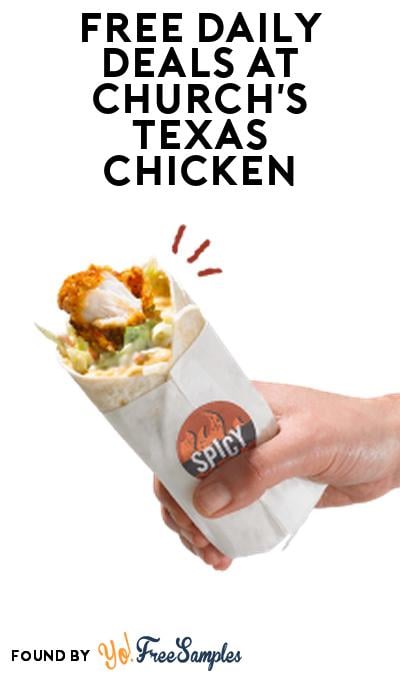 FREE Daily Food Deals at Church’s Texas Chicken (Rewards Account Required)