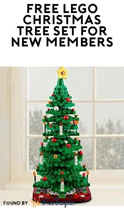 FREE LEGO Christmas Tree 784-Piece Set for New TopCashback Members