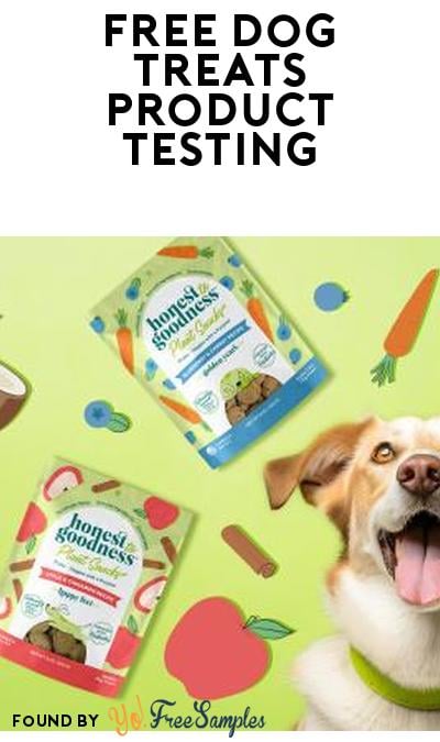 FREE Dog Treats Product Testing Opportunity (Must Apply)