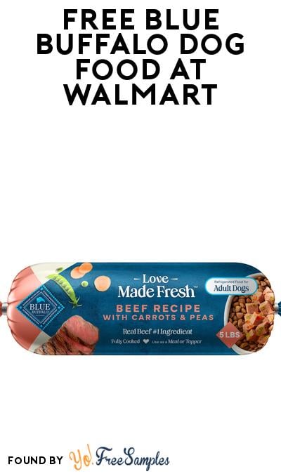 FREEBATE Blue Buffalo Dog Food at Walmart (Walmart Cash Required)