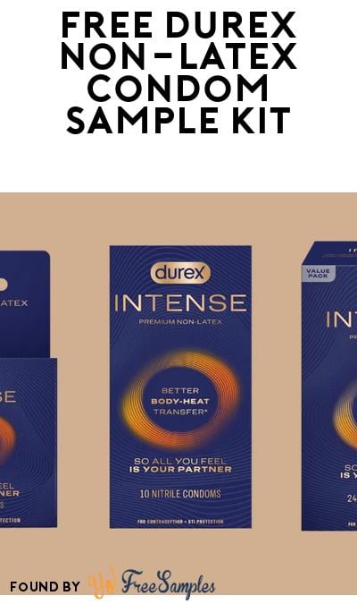 FREE Durex Intense Condom Sample Kit (Must Apply)