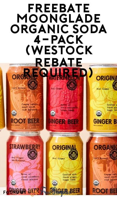 FREEBATE Moonglade Organic Soda 4-Pack (WeStock Rebate Required)