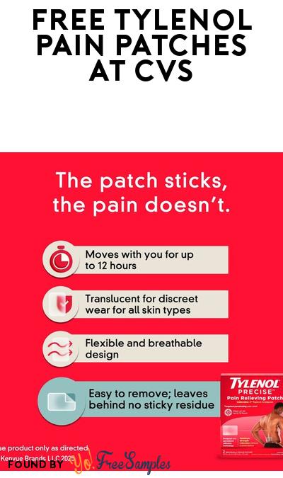 FREEBATE Tylenol Precise Pain Relieving Patches at CVS (ExtraBucks Required)