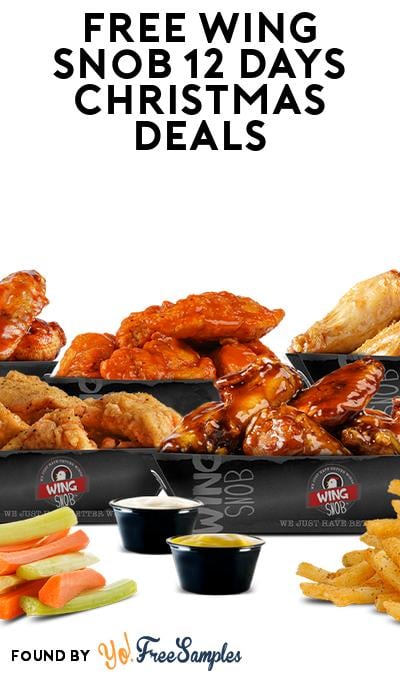 FREE Daily Gifts at Wing Snob Starting December 13th (App Required)