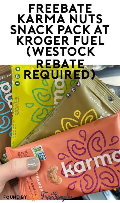 FREEBATE Karma Nuts Snack Pack at Kroger Fuel (WeStock Rebate Required)