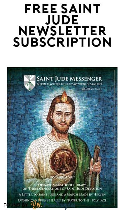 FREE Saint Jude Messenger Newsletter Subscription