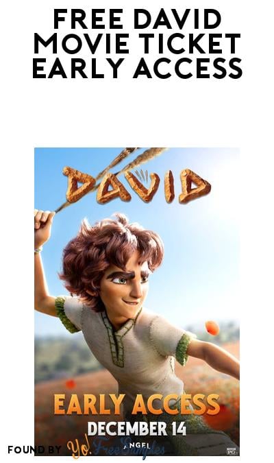 FREE David (2025) Movie Ticket at Atom Tickets (Code Required)