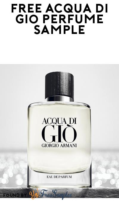 FREE Acqua di Gio Eau de Parfum Sample