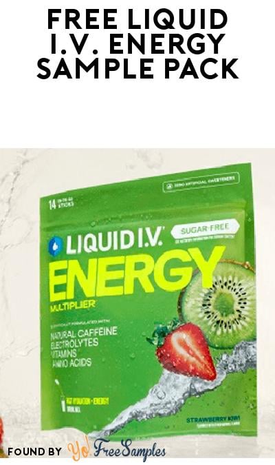FREE Liquid I.V. Energy Sample Pack from Send Me A Sample