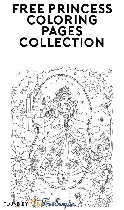 39 FREE Princess Coloring Pages