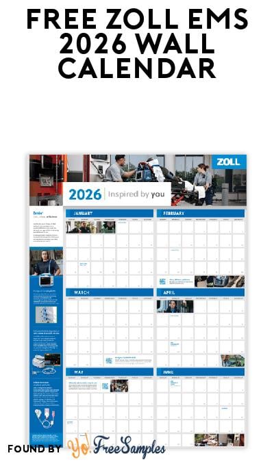 FREE 2026 ZOLL EMS Wall Calendar (Organization Name Required)