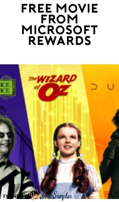 FREE Movie with Microsoft Punchcard (Must Complete by January 31st)