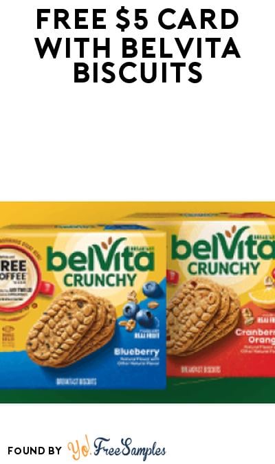 DEAL ALERT: $5 Prepaid Card When You Buy 2 belVita Products