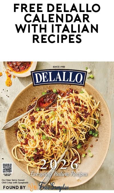 FREE DeLallo Italian Recipe Calendar 2026