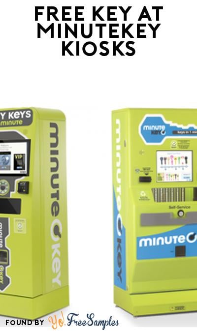 FREE Key At MinuteKEY Kiosks (Code KEYMILLION Required)