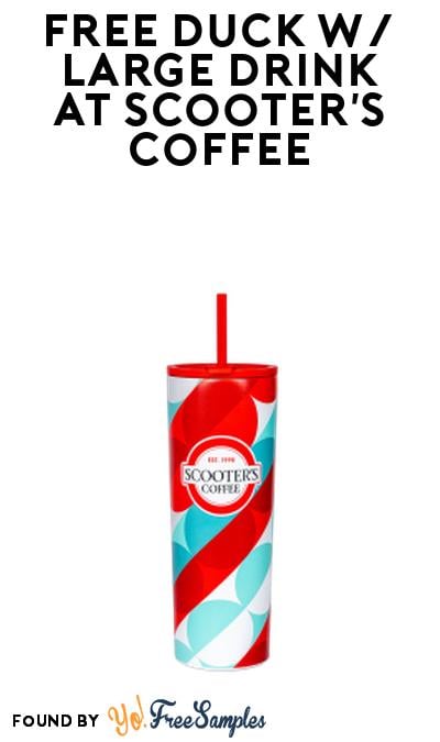 FREE Scooter’s Coffee Duck w/ Large Drink Purchase on 1/13
