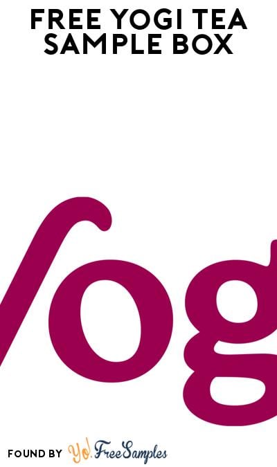 FREE Yogi Tea Carton Sample (Must Apply)