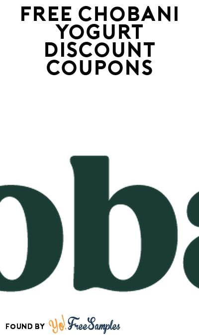 FREE Chobani Yogurt Discount Coupons by Mail
