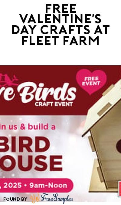 FREE Kids Valentine’s Day Craft Event at Fleet Farm