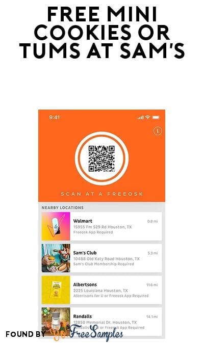 FREE Mini Cookies or TUMS Samples at Sam’s Club (Membership Required)