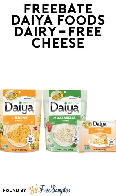 FREEBATE Daiya Foods Dairy-Free Cheese At Social Nature (Rebate)