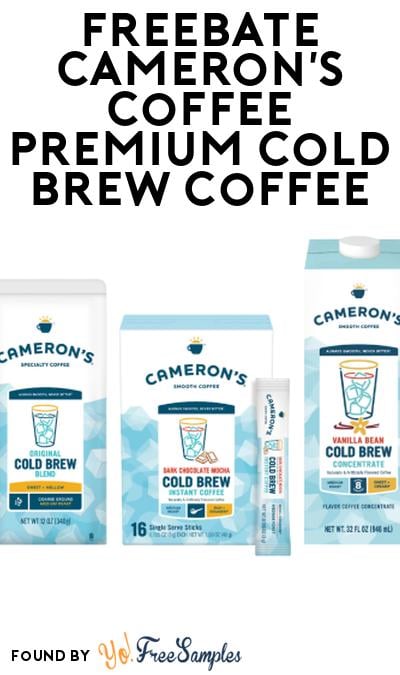 FREEBATE Cameron’s Coffee Premium Cold Brew Coffee At Social Nature (Rebate)