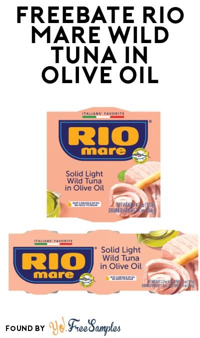 FREEBATE Rio Mare Wild Tuna in Olive Oil At Social Nature (Rebate)
