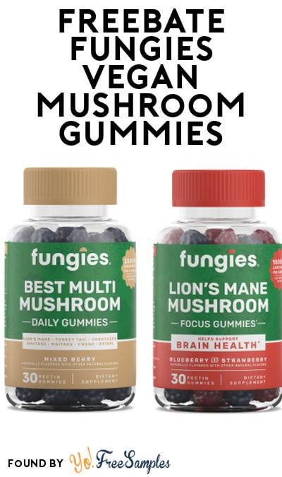 FREEBATE Fungies Vegan Mushroom Gummies At Social Nature (Rebate)