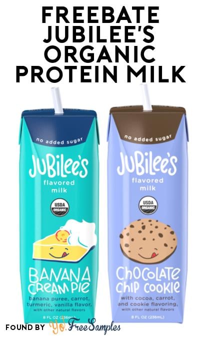 FREEBATE Jubilee’s Organic Protein Milk At Social Nature (Rebate)