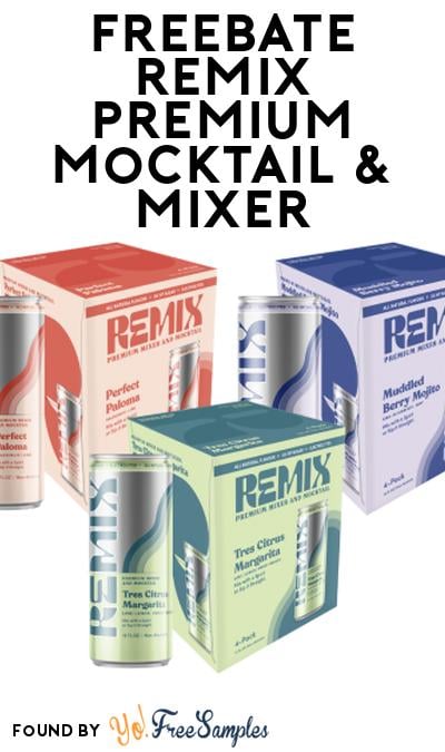 FREEBATE Remix Premium Mocktail & Mixer At Social Nature (Rebate)