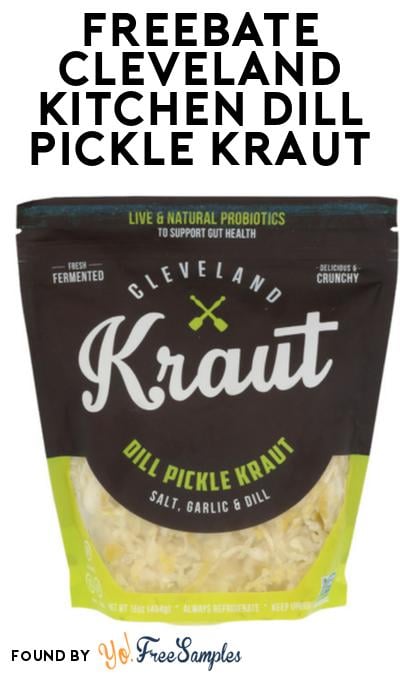FREEBATE Cleveland Kitchen Dill Pickle Kraut At Social Nature (Rebate)