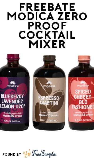 FREEBATE Modica Zero Proof Cocktail Mixer At Social Nature (Rebate)
