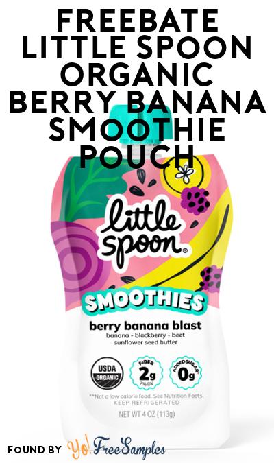 FREEBATE Little Spoon Organic Berry Banana Smoothie Pouch BOGO At Social Nature (Rebate)