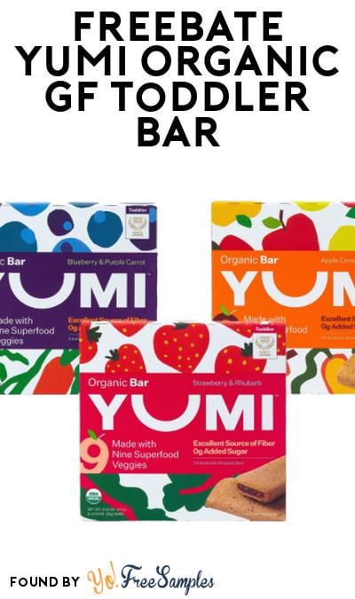 FREEBATE YUMI Organic GF Toddler Bar At Social Nature (Rebate)