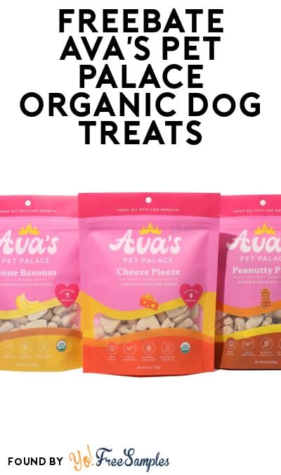 FREEBATE Ava’s Pet Palace Organic Dog Treats At Social Nature (Rebate)