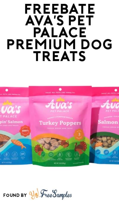 FREEBATE Ava’s Pet Palace Premium Dog Treats At Social Nature (Rebate)