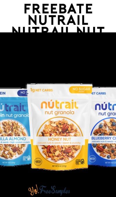 FREEBATE NuTrail NuTrail Nut Granola At Social Nature (Rebate)