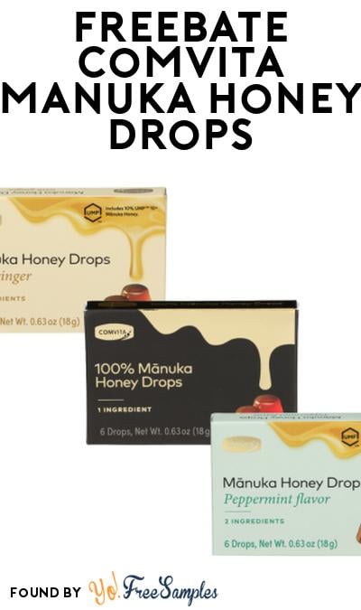 FREEBATE Comvita Manuka Honey Drops At Social Nature (Rebate)
