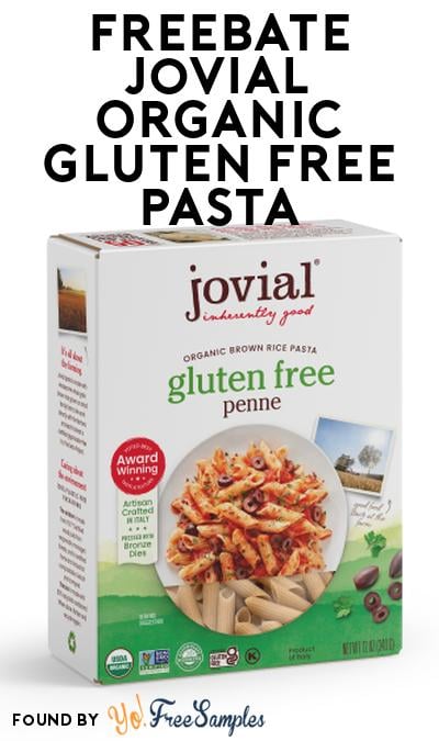 FREEBATE Jovial Organic Gluten Free Pasta At Social Nature (Rebate)